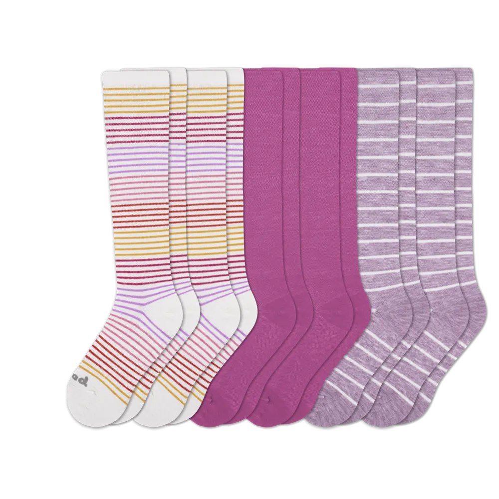 6 Pack - Women's Compression Socks
