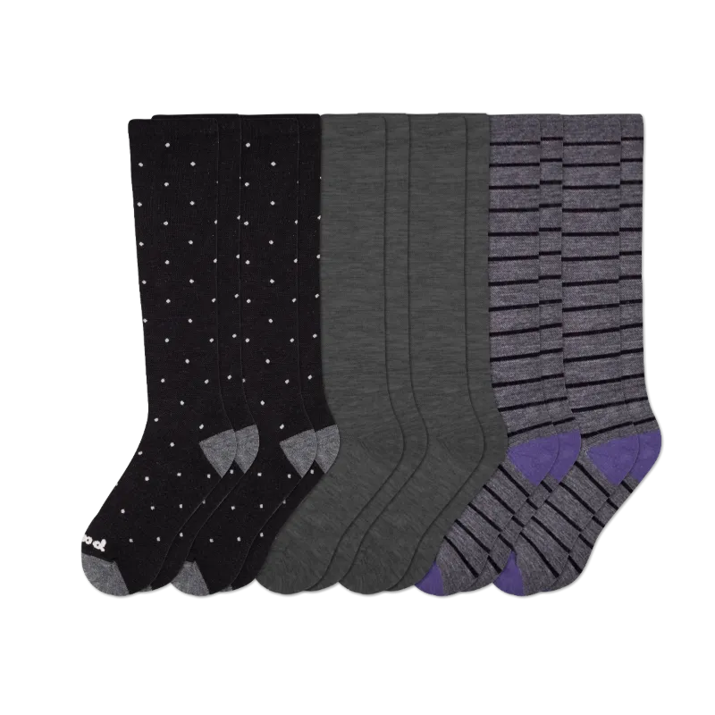 6 Pack - Women's Compression Socks