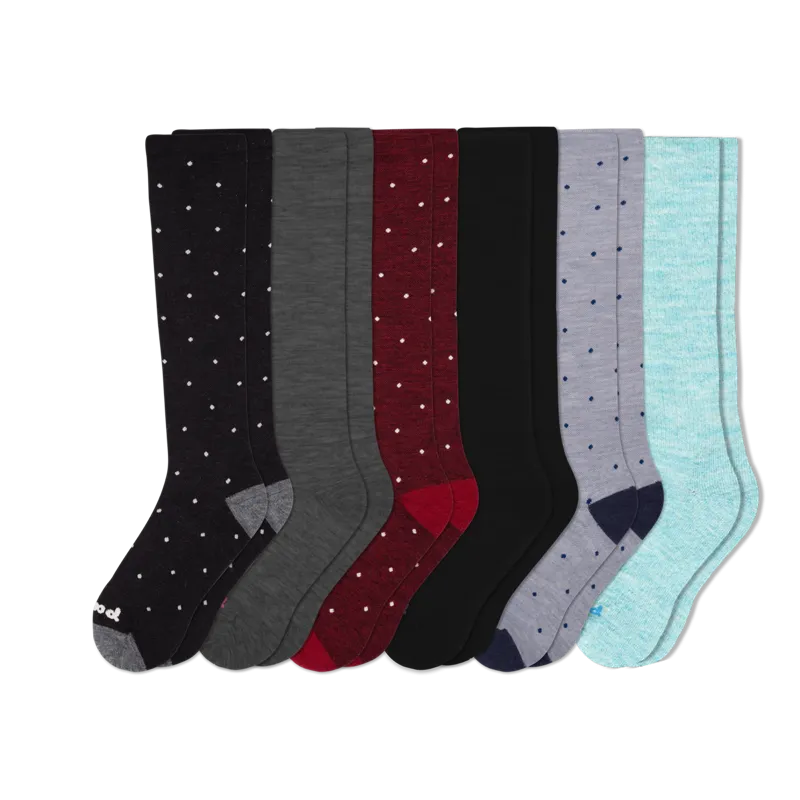 6 Pack - Women's Compression Socks