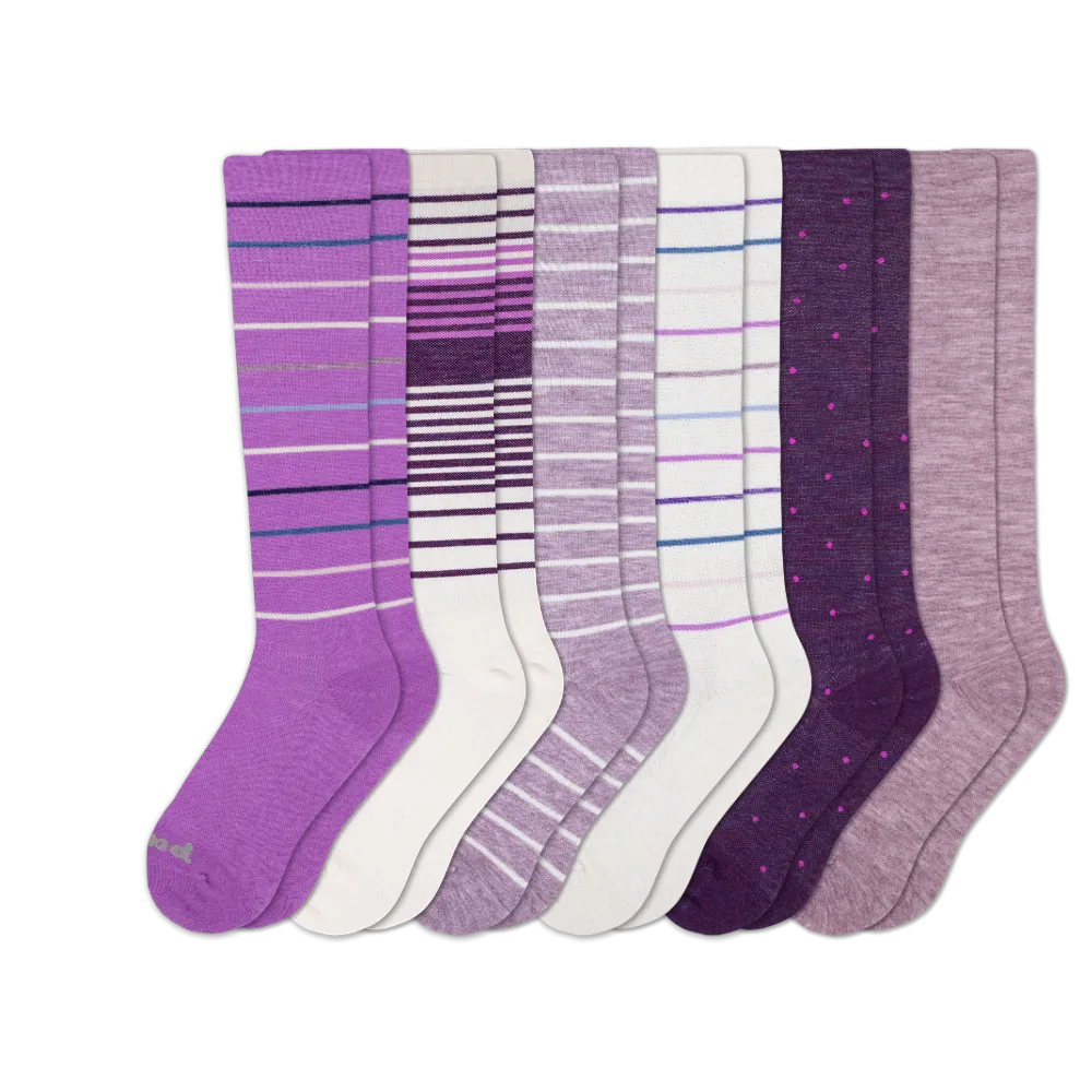 6 Pack - Women's Compression Socks