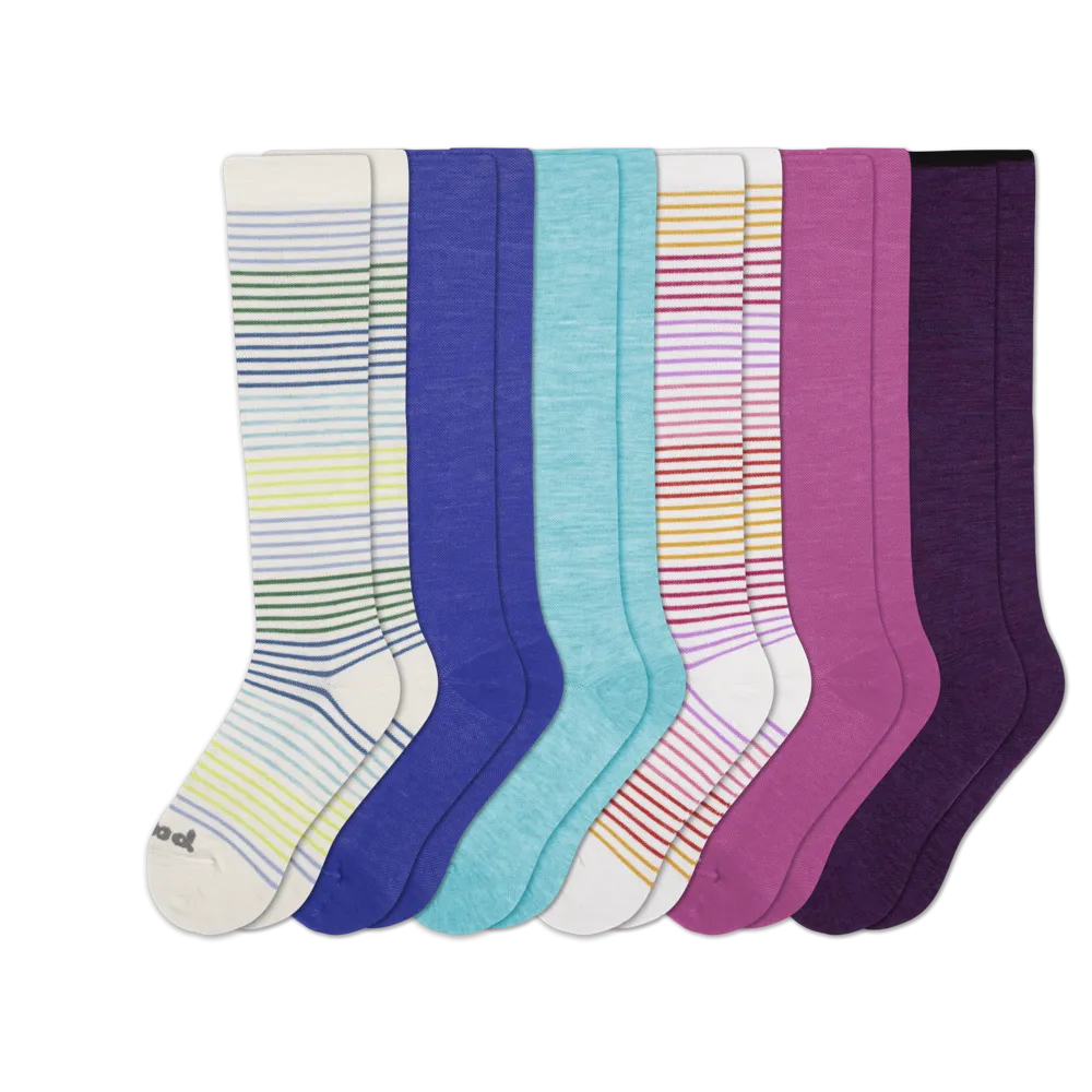 6 Pack - Women's Compression Socks