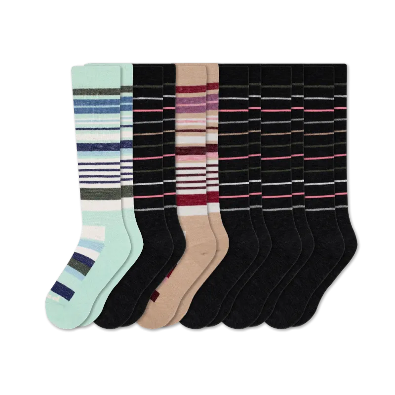 6 Pack - Women's Compression Socks