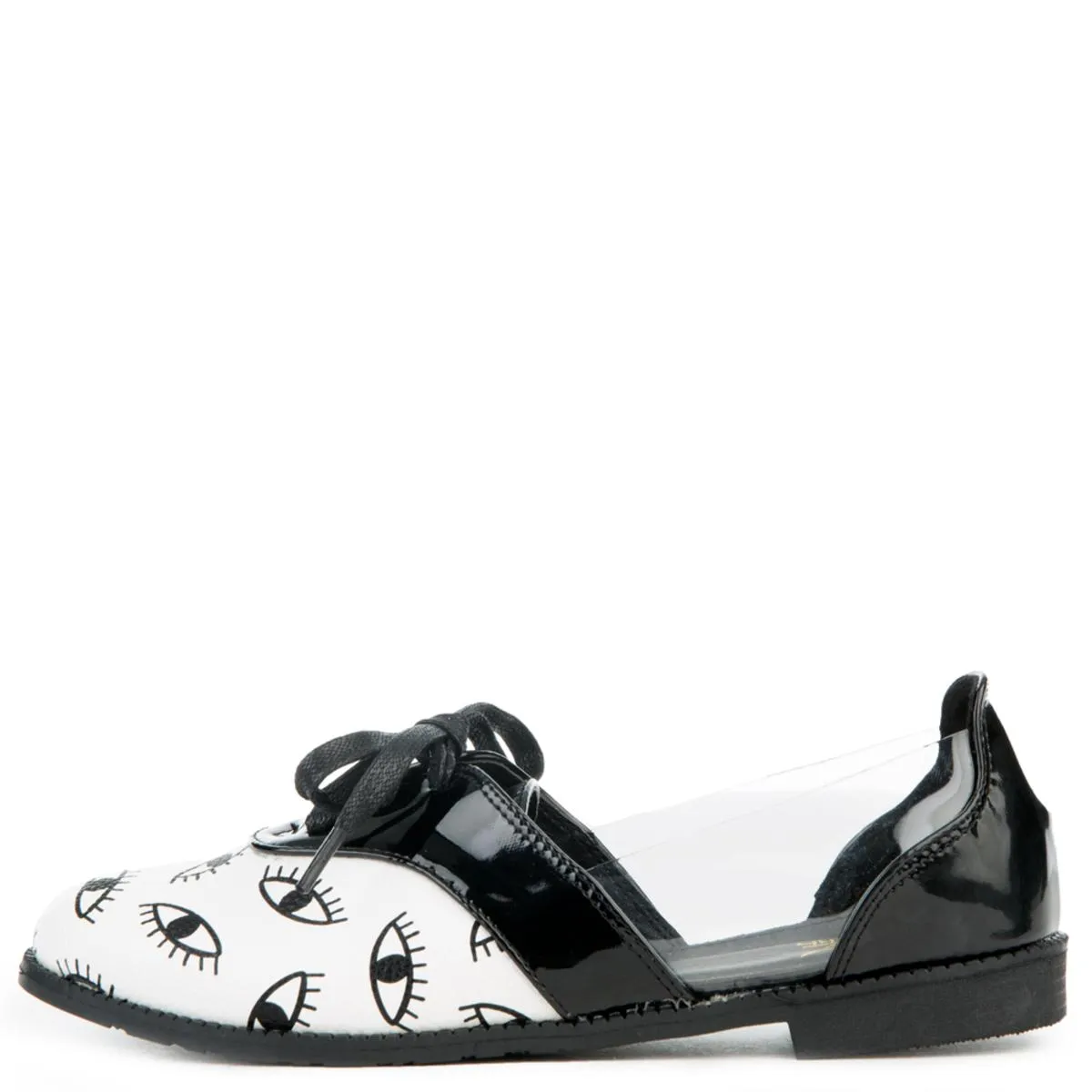 Eye Oxford Shoe White