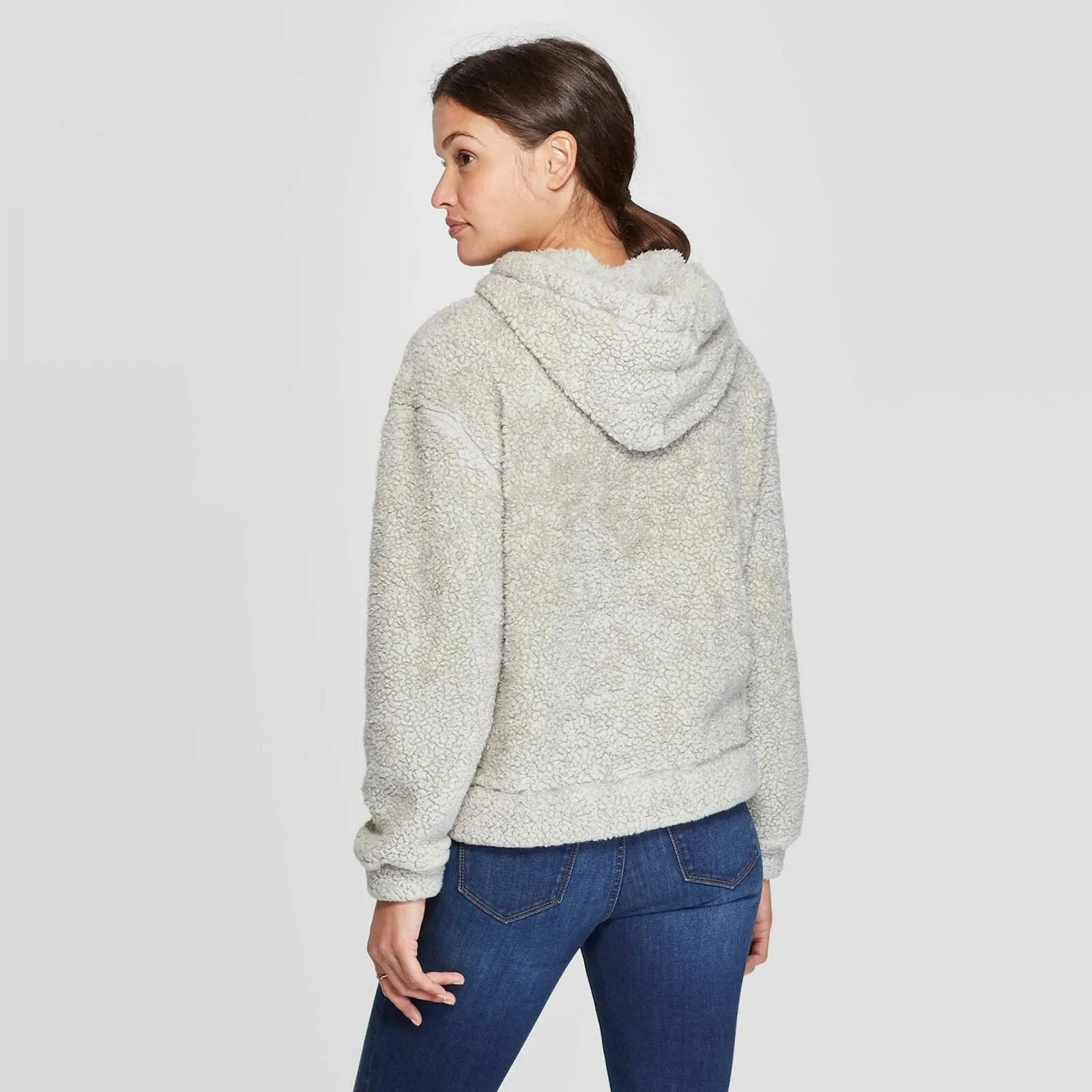 Universal Thread Women's Sherpa Sweatshirt Hoodie