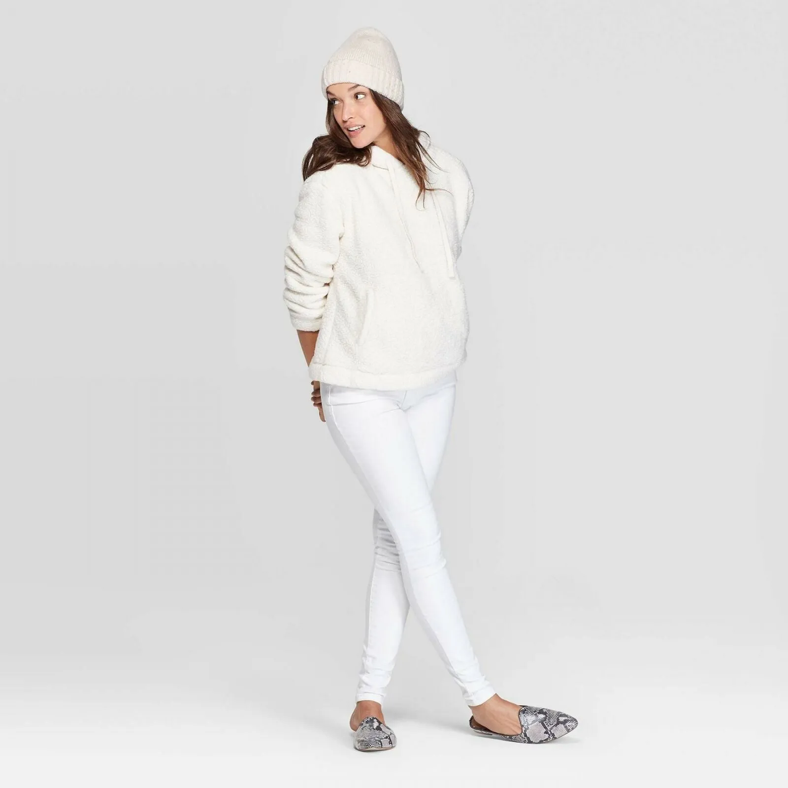 Universal Thread Women's Sherpa Sweatshirt Hoodie