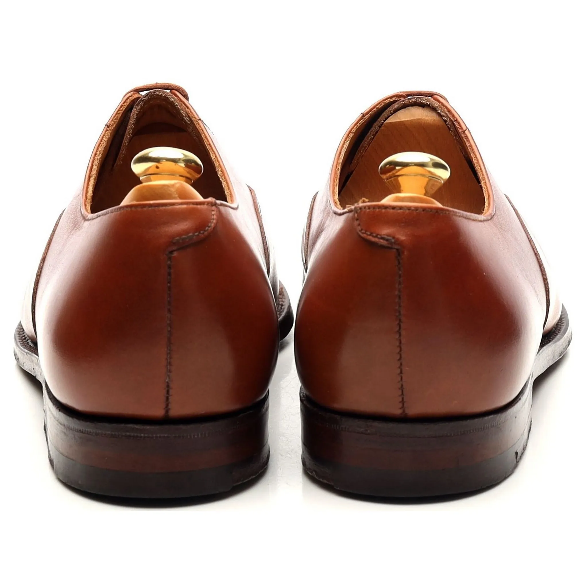 Women's 'Ashby' Tan Brown Leather Oxford UK 4.5 C