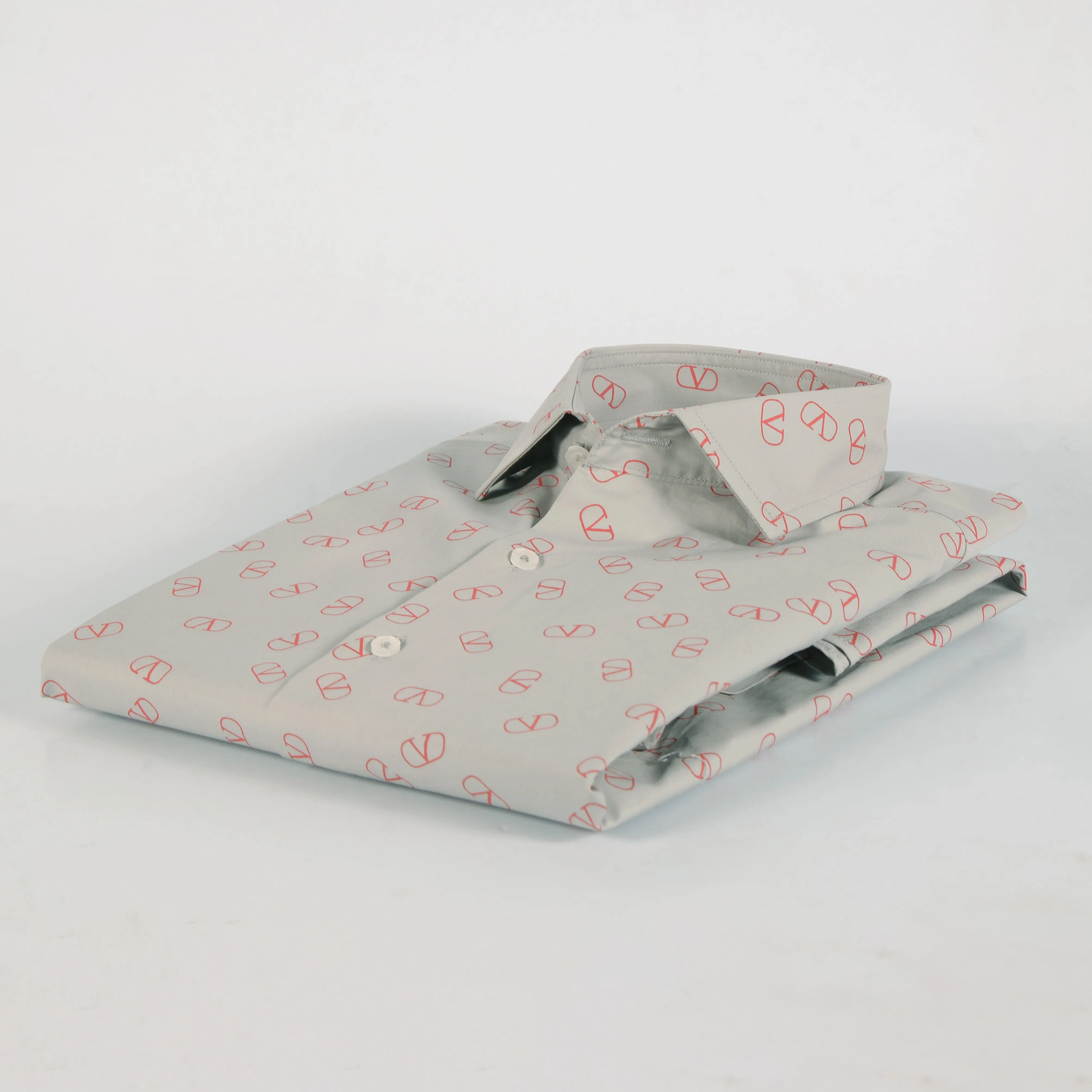 ZR Light Grey Printed Shirt